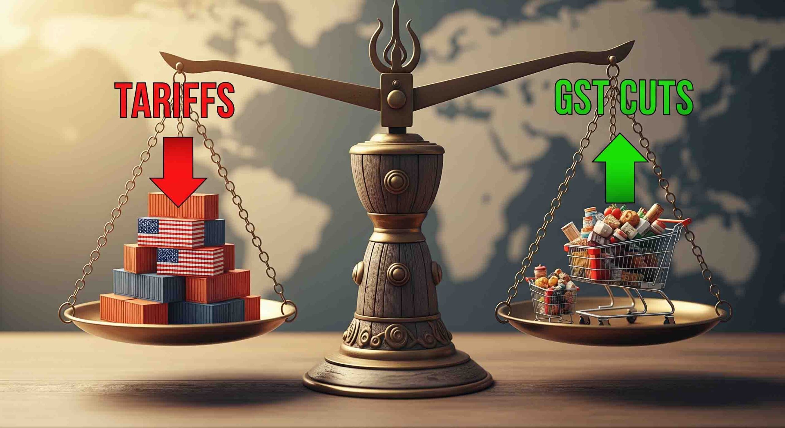 ट्रंप के 50% टैरिफ का भारत देगा जवाब? GST कटौती से उलटा बढ़ेगी GDP, आपकी जेब पर होगा ये सीधा असर!