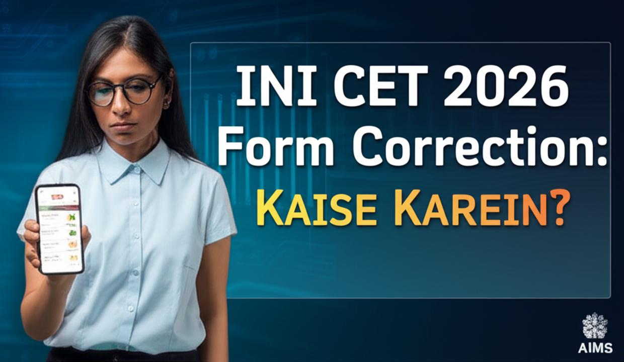 INI CET जनवरी 2026: फॉर्म करेक्शन आज से शुरू, 26 अक्टूबर 2025 तक aiimsexams.ac.in पर सुधारें रिजेक्टेड इमेज